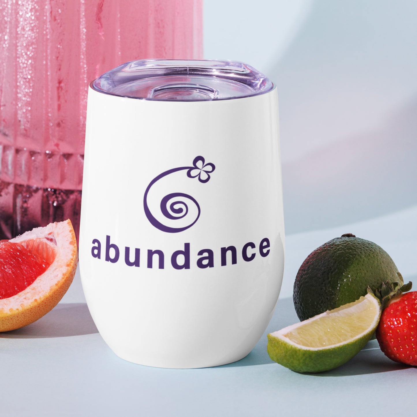 Abundance wine tumbler