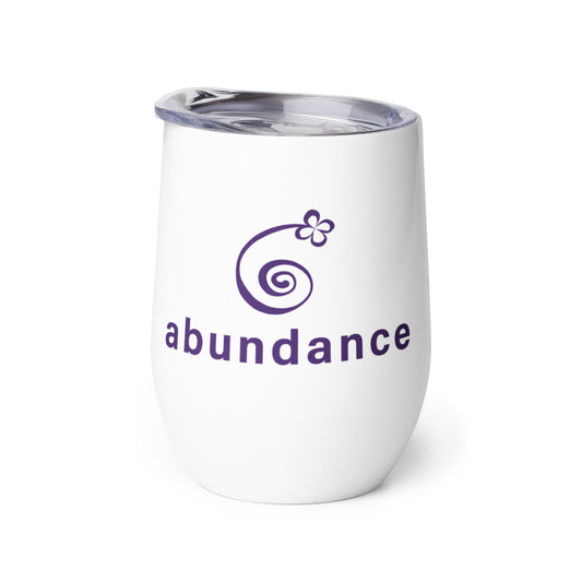 Abundance wine tumbler